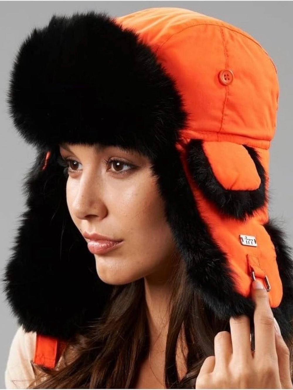 FRR Rabbit Fur Trapper Hat for Men & Women Warm Winter Bomber Style Aviator